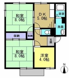 レジダンスカルムの物件間取画像